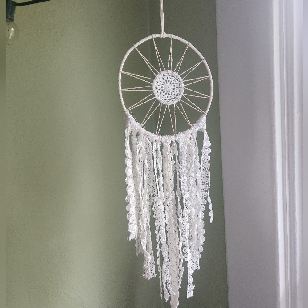White Lace Dreamcatcher